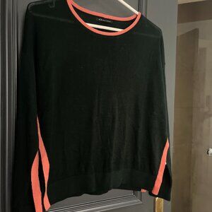 Small, Armani exchange sweater, green with pink trim